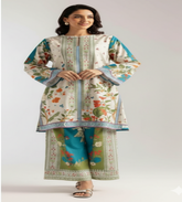 Women's Multi Digital Print Rayon Cord Set | Stylish Girls Co-ord set | Pakistani Style Cord Set For Women