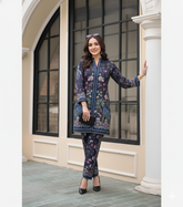 Women's Multi Digital Print Rayon Cord Set | Stylish Girls Co-ord set | Pakistani Style Cord Set For Women