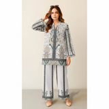 Women's Multi Digital Print Rayon Cord Set | Stylish Girls Co-ord set | Pakistani Style Cord Set For Women