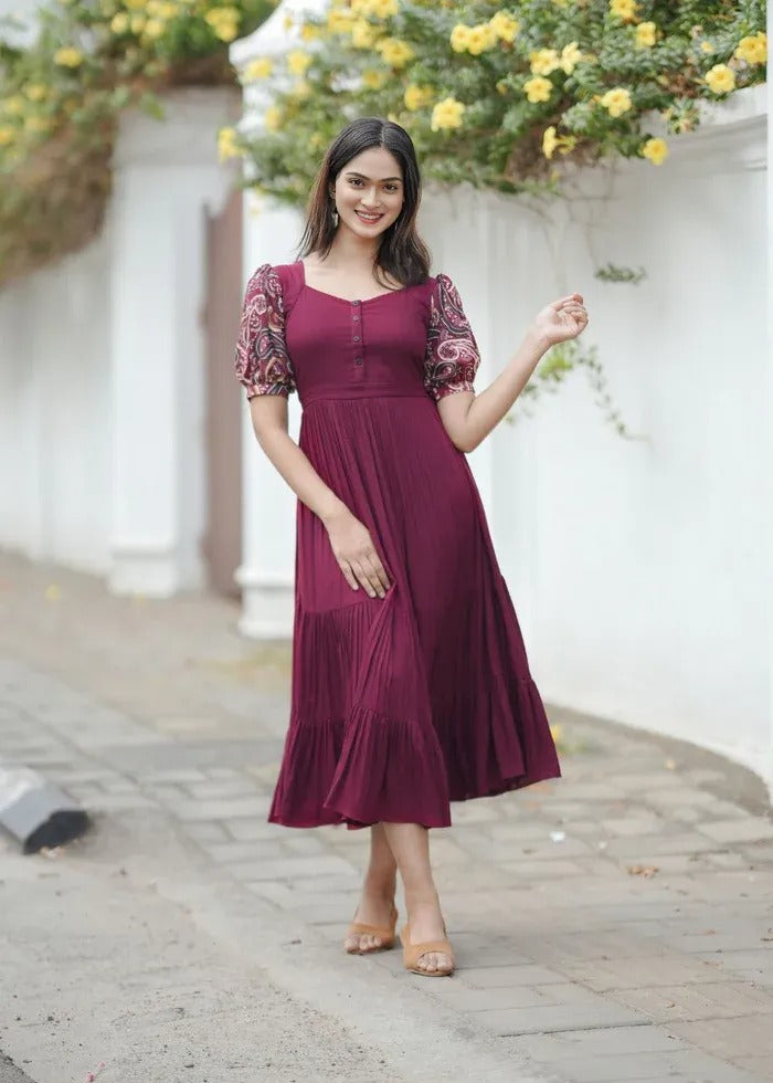 party wear frocks for women dresses for women One Piece Dress for Women Long western dresses