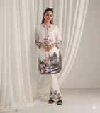 Women's Multi Digital Print Rayon Cord Set | Stylish Girls Co-ord set | Pakistani Style Cord Set For Women